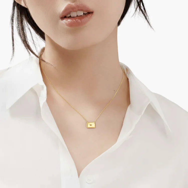 Colar envelope Beluxo